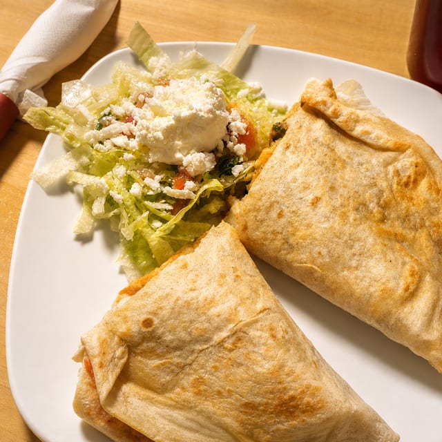 Cheese Quesadilla.