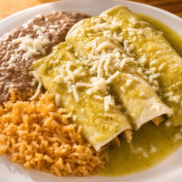 Vegetable Enchiladas.