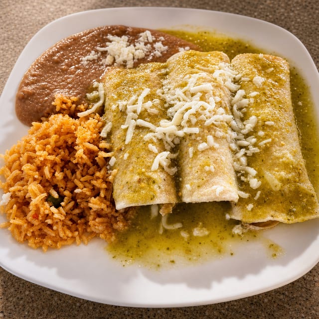 Enchiladas Verde.