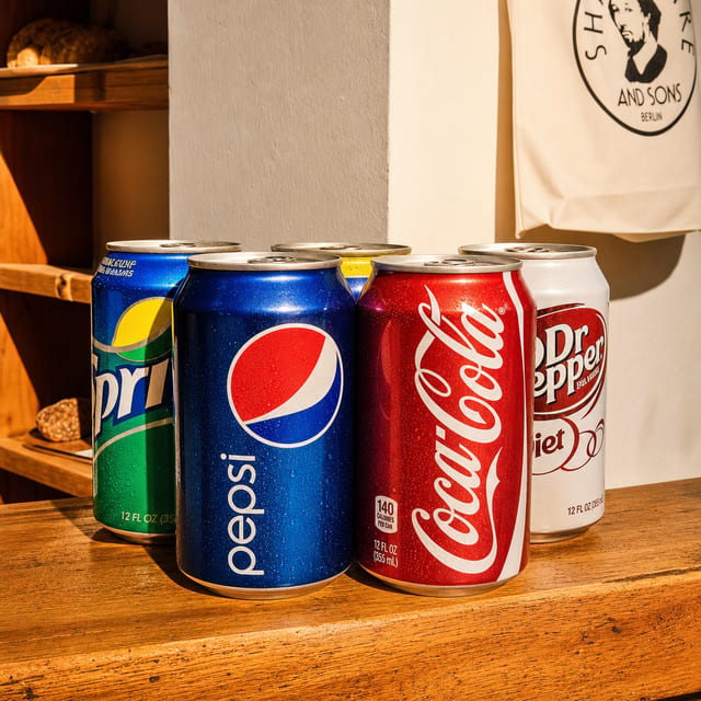 Canned Soda.