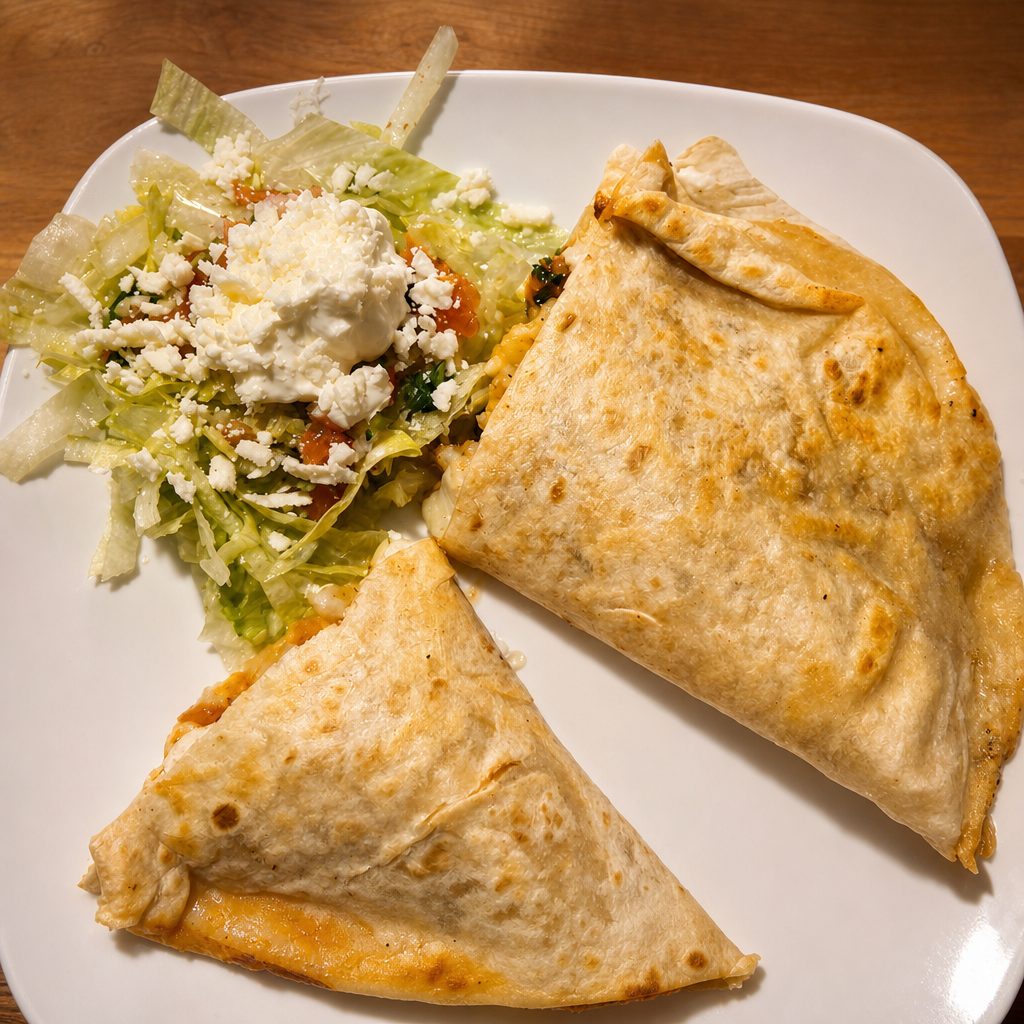Cheese Quesadilla.