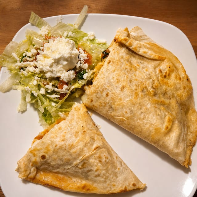 Cheese Quesadilla.