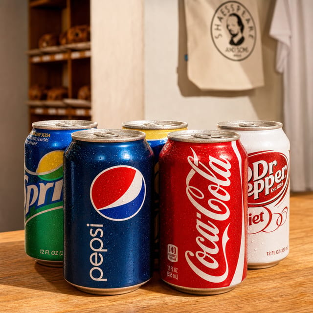 Canned Soda.