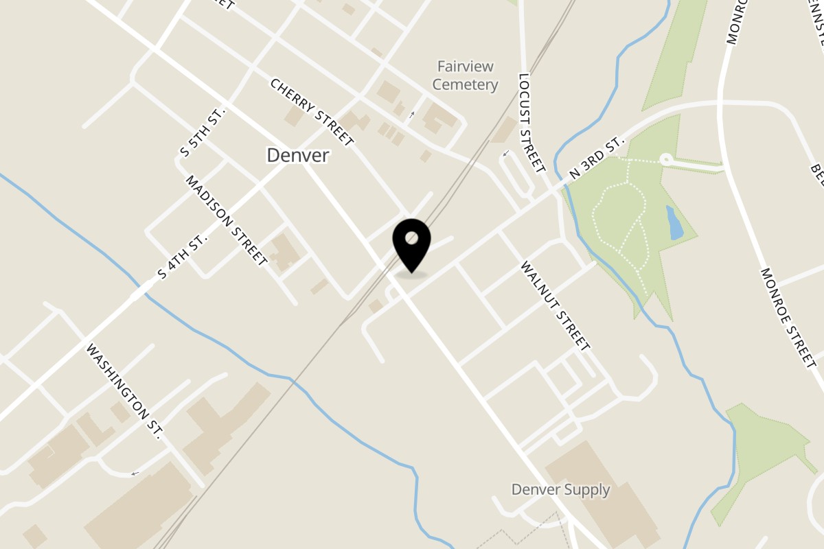 Map showing the location of Castañedas Mexican Restaurant Denver on 323 Main St in Denver